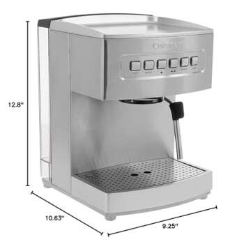 Cuisinart Espresso EM-200NP1 Programmable 15-Bar Maker - Coffee Perfection at Home
