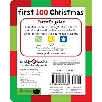 First 100 Christmas Words for Toddlers