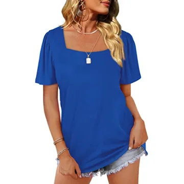 Trendy Summer Tops for Women in Klein Blue | WIHOLL