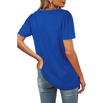 Trendy Summer Tops for Women in Klein Blue | WIHOLL
