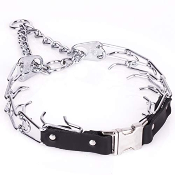 Herm Sprenger Prong Collar for Dog Training with Easy Quick Release Buckle - German Made Dog Collar ...