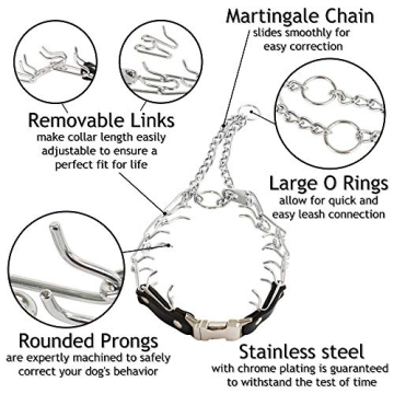 Herm Sprenger Quick Release Prong Collar for Dog Training