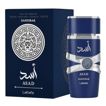Lattafa Asad Zanzibar for Men - 3.4 Ounce Parfum