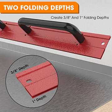 SDSNTE 24 In Sheet Metal Folding Tool for HVAC Use