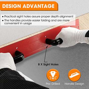 SDSNTE 24 In Sheet Metal Folding Tool for HVAC Use