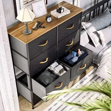Stylish YITAHOME Dresser with 8 Drawers for Easy Storage