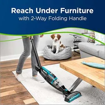 Bissell Adapt Ion Pet Lithium Ion 2 in 1 Cordless Stick Vacuum, Teal, 2286A