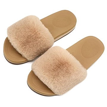 Comfortable COFACE Fuzzy Slippers for Women with Arch Support