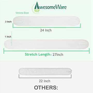 Adjustable Spa Facial Headband 8 Pack for Skincare Care