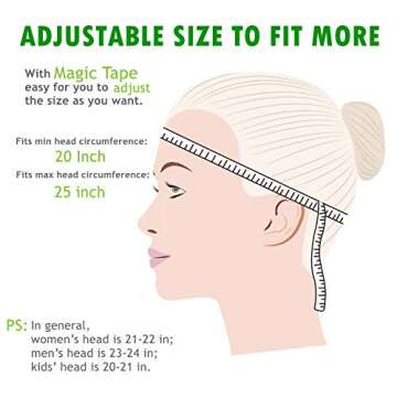 Adjustable Spa Facial Headband 8 Pack for Skincare Care