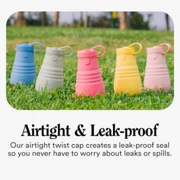 STOJO Collapsible Water Bottle – Lilac Purple, 20oz / 592ml - Leak-Proof Reusable Silicone Travel Cup for Hot & Cold Drinks - Microwave & Dishwasher Safe