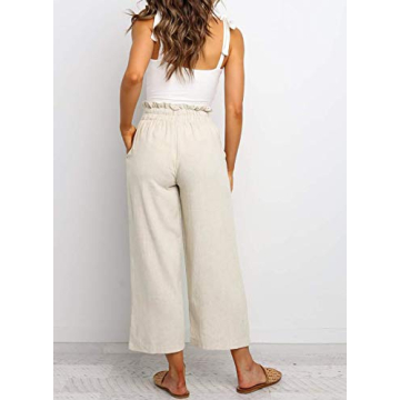 Dokotoo Women's Comfortable Stylish Casual Pants with Pockets