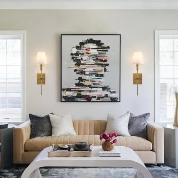 Elegant KELUOLY Gold Wall Sconces Set of 2 for All Rooms