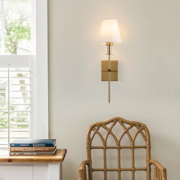 Elegant KELUOLY Gold Wall Sconces Set of 2 for All Rooms