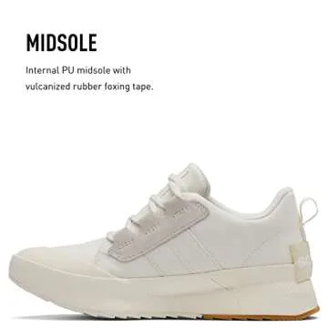 Sorel Women's Out N About III Low Canvas Sneakers - Sea Salt, Chalk - Size 9