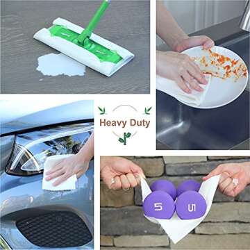 Eco-Friendly ANJIA® Bamboo Rayon Towels for Kitchen