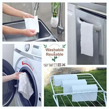 Eco-Friendly ANJIA® Bamboo Rayon Towels for Kitchen