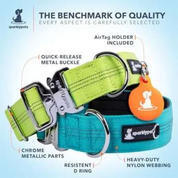 Premium SparklyPets Dog Collar for Large Breeds