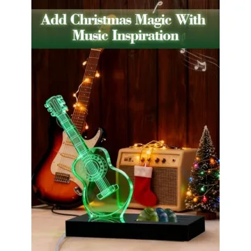Apipi Light Up Guitar Picks Holder for Musicians