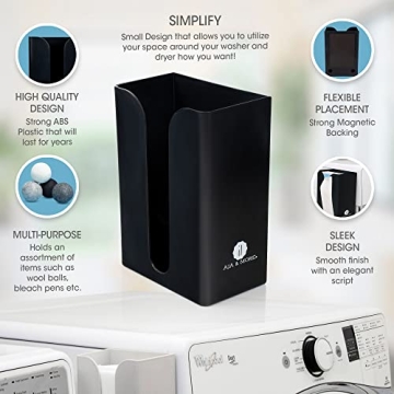 Magnetic Dryer Sheet Holder for Efficient Laundry Organization