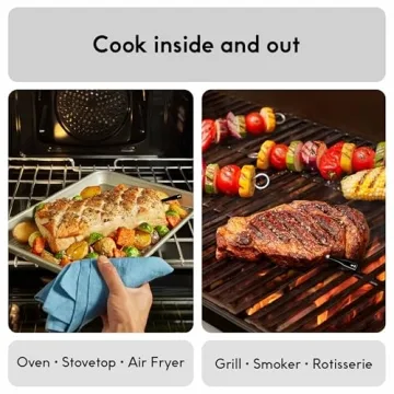 Smart Wireless Meat Thermometer with Ultra-Thin Probe