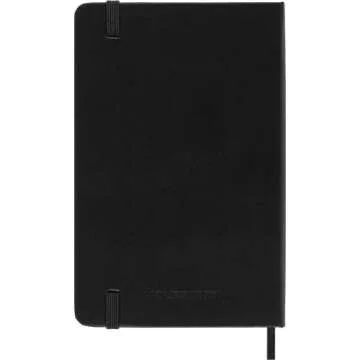 Moleskine Classic Notebook, Hard Cover, Pocket (3.5" x 5.5") Ruled/Lined, Black, 192 Pages