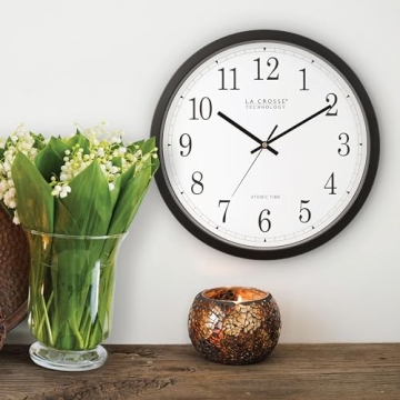 La Crosse Technology 14-inch Atomic Wall Clock