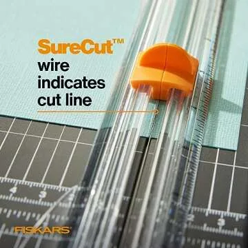 Fiskars Recycled SureCut Portable Paper Trimmer 12”