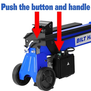 BILT HARD 6.5 Ton Electric Log Splitter for Home Use