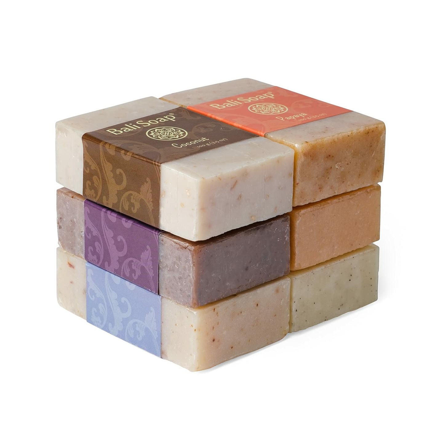 Bali Soap Green Collection - Vegan 6 Bar Gift Set