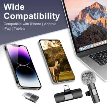 SmaFun Wireless Lavalier Microphone for iPhone and Android