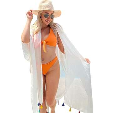 Moss Rose Women Summer Bikini Kimono Bathing Suit Cover Ups for Swimwear