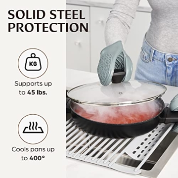 BELLE TERRE Roll-Up Dish Drying Rack Space-Saving Heat-Resistant