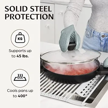 BELLE TERRE Roll-Up Dish Drying Rack Space-Saving Heat-Resistant