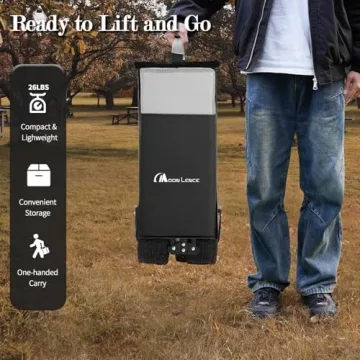 MOON LENCE 220L Heavy Duty Foldable Wagon Cart All-Terrain