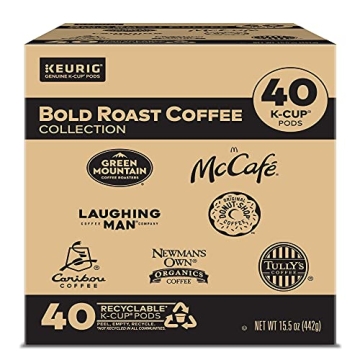 Keurig Bold Roast Coffee Collection - 40 K-Cup Variety Pack