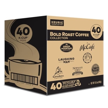 Keurig Bold Roast Coffee K-Cup Variety Pack 40 Count