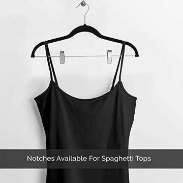 Utopia Home Velvet Skirt Hangers - 24 Pack, Non-Slip & Space Saving