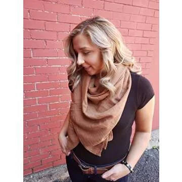 Lulujo Baby Swaddle Blanket - Soft Muslin for All Ages