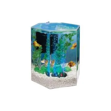 Tetra Bubbling LED Aquarium Kit for Betta Fish - Colorful & Compact