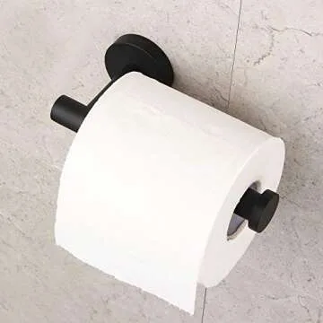 GERZ Toilet Paper Holder Stylish Matte Black SUS 304