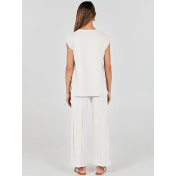 Stylish ANRABESS Women 2 Piece Summer Lounge Set