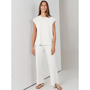 Stylish ANRABESS Women 2 Piece Summer Lounge Set