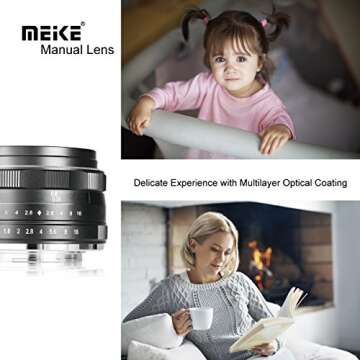 Meike 25mm F1.8 Wide Angle Lens for Sony E Mount Cameras
