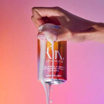 Kin Euphorics Kin Spritz Non-Alcoholic Functional Beverage | Invigorating Energizer | Adaptogen & Nootropic Drink | Rhodiola Rosea, 5-HTP, GABA | Ginger, Hibiscus, Citrus | Ready to Drink | 8 Fl Oz (8pk)