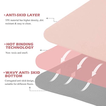 Eco-Friendly Non Slip Yoga Mat with Carrying Bag 72"