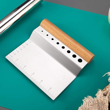 DJ Monkey Stainless Steel Dough Scraper for Bakers