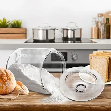 Masthome 1 Gallon Airtight Glass Storage Jar