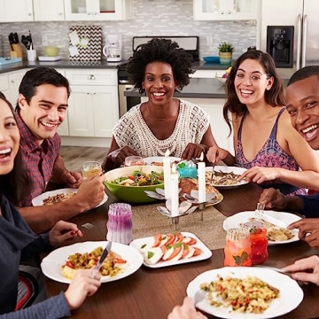 URMAGIC Vintage Glass Cups - Wave & Fluted Design 18 Oz