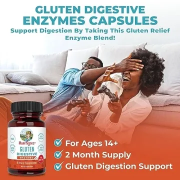 Vegan Gluten Relief Enzymes for Digestive Health by MaryRuth